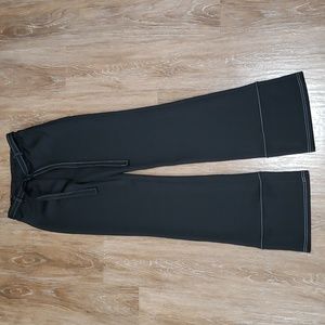 (L) NWT Revamped Flare Leg Pants Slim Evening Fancy Formal Office Minimalistic